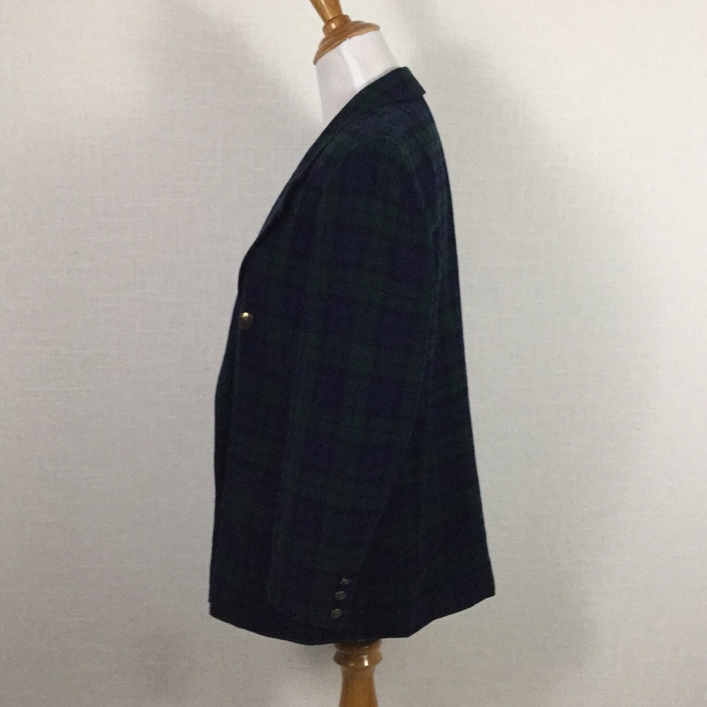 Vintage Pendleton Oversized Plaid Wool Blazer - image 5